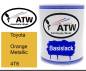 Preview: Toyota, Orange Metallic, 4T6: 1L Lackdose, von ATW Autoteile West.